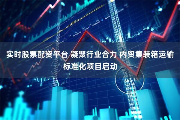 实时股票配资平台 凝聚行业合力 内贸集装箱运输标准化项目启动
